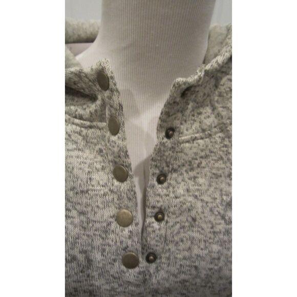 NWT WOMENS CHRISTMAS GNOME HOODED GRAY SWEATER BY SHEILAY JUST TO CUTE XXL - Picture 2 of 6